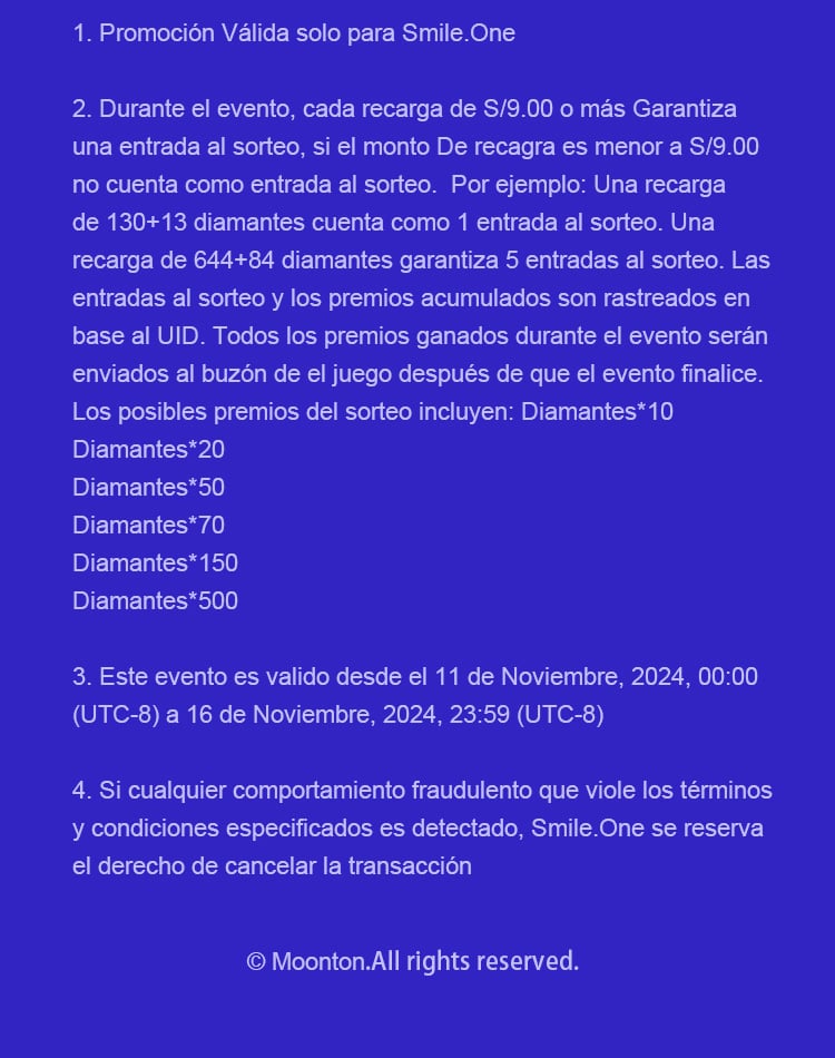 MLBB 11-11 activity rules